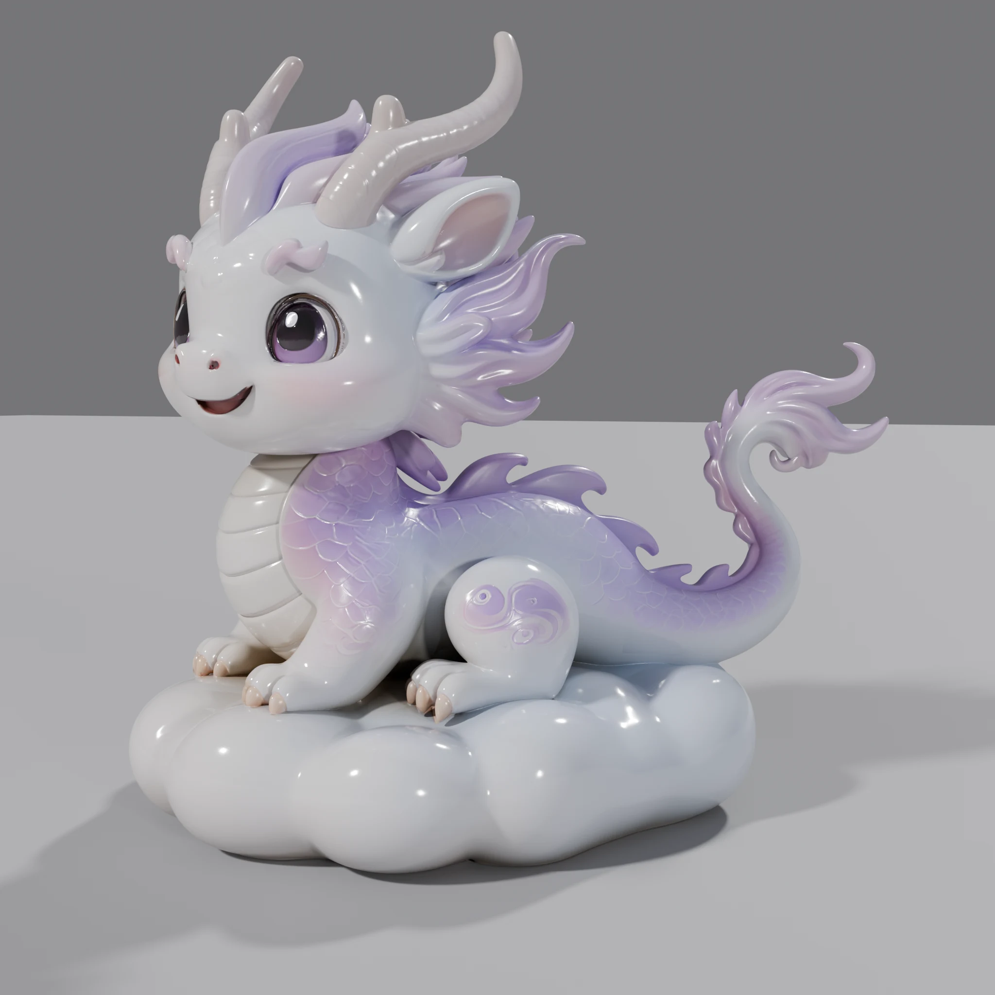 Celestial Dragon Cloud Figurine
