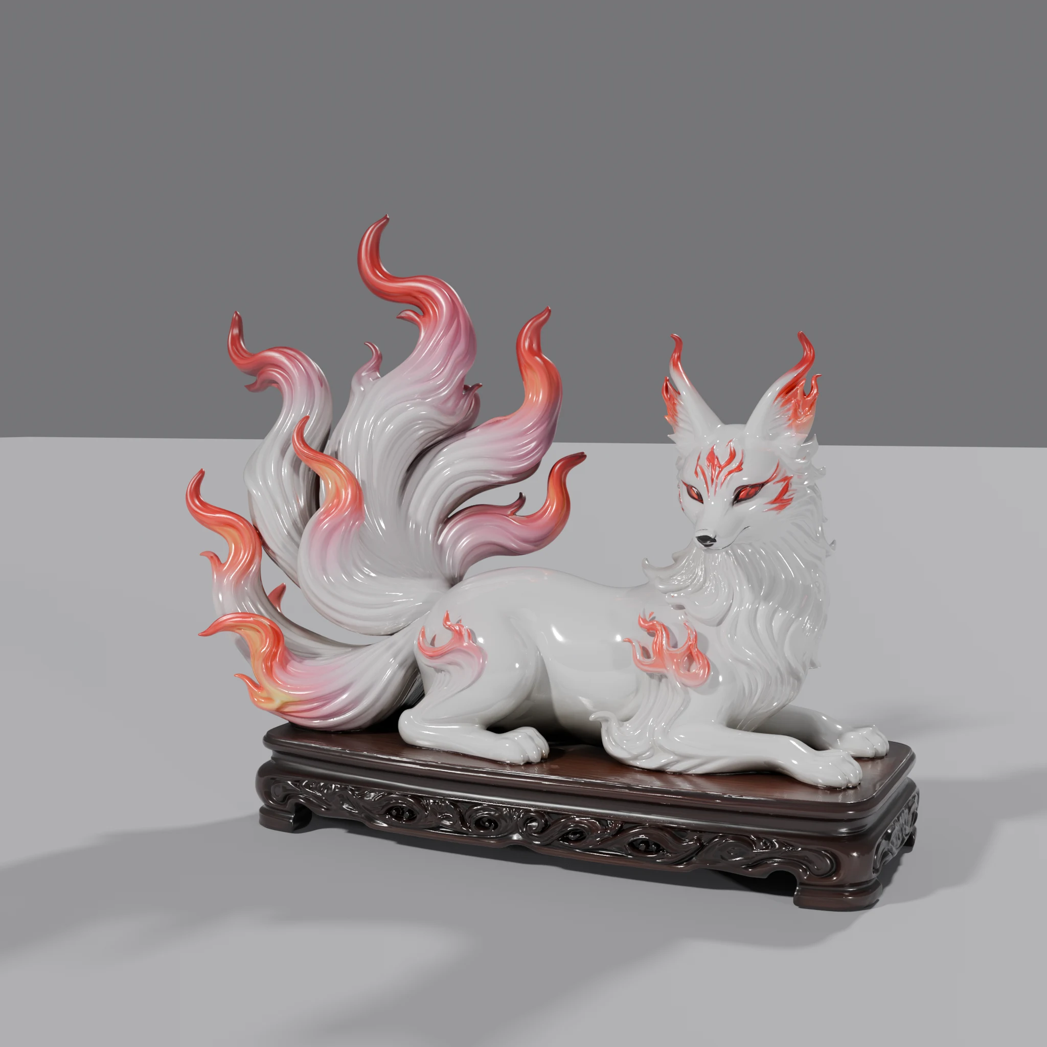 Kitsune Spirit Figurine