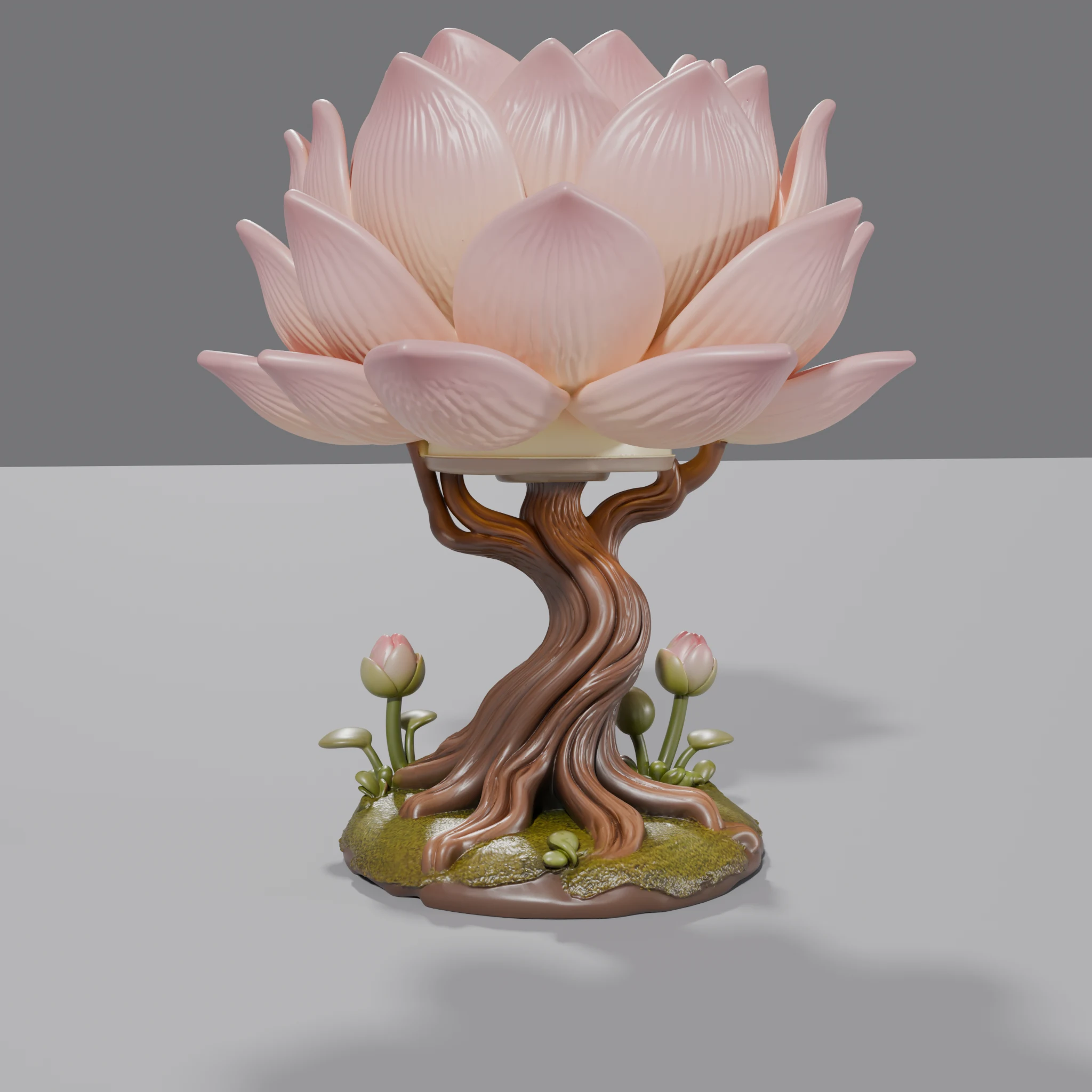 Lotus Bloom Tree Sculpture