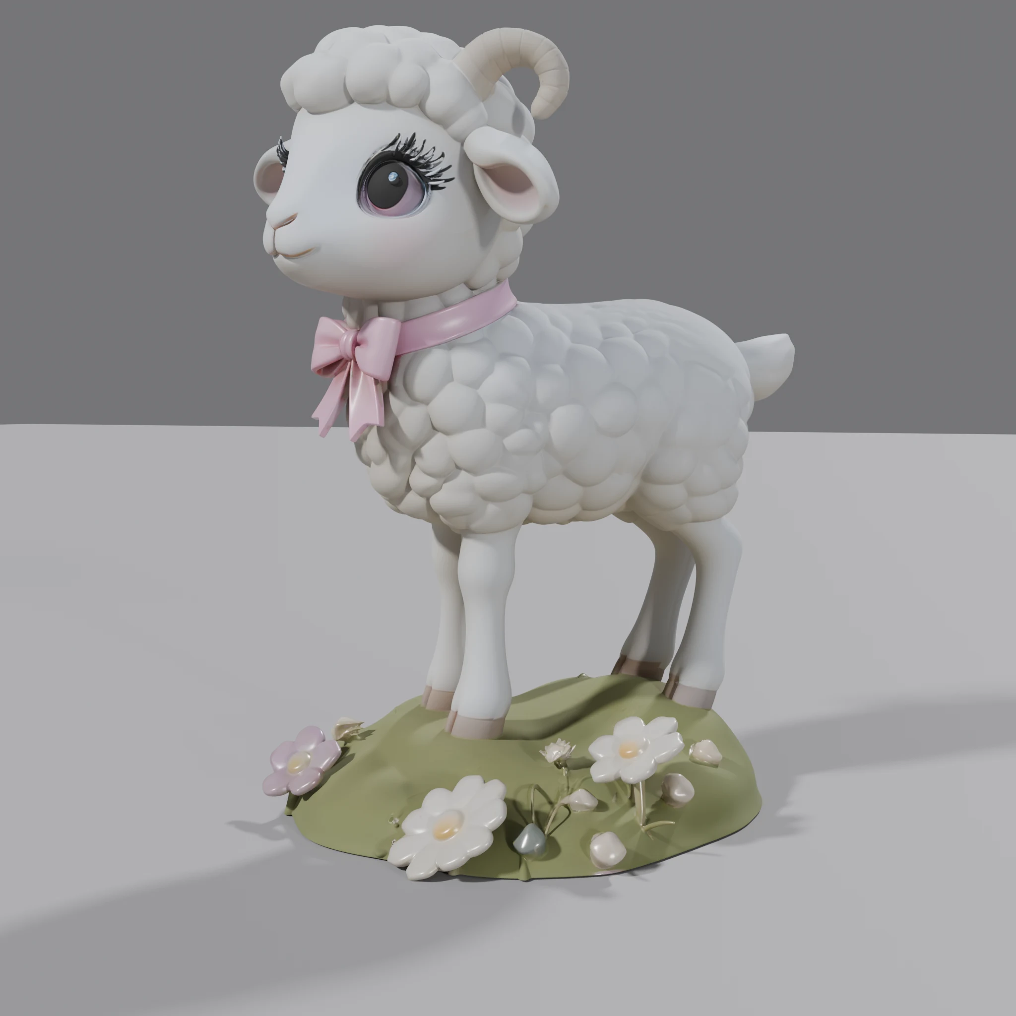 Pastoral Lamb Figurine
