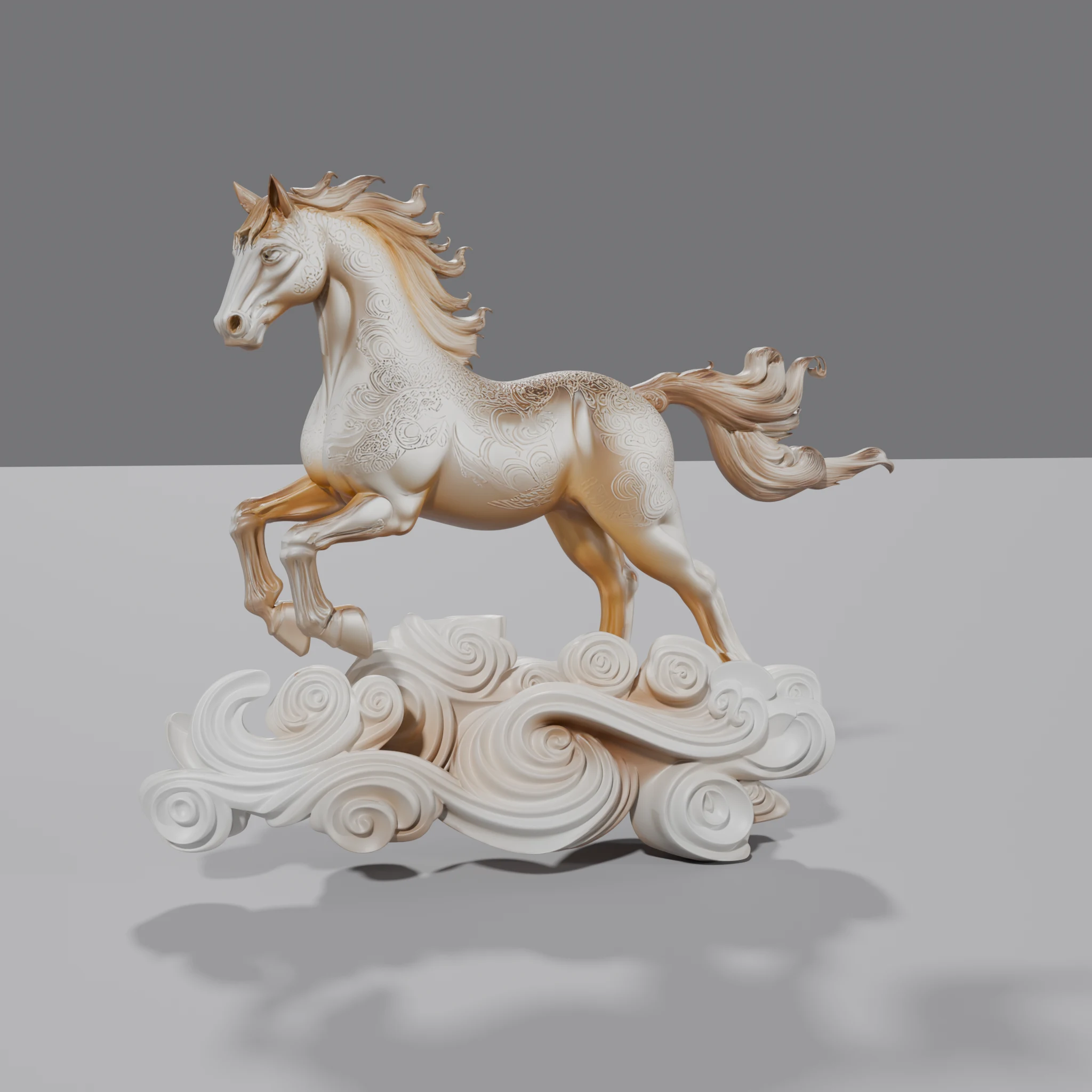 Repose Horse Sculpture