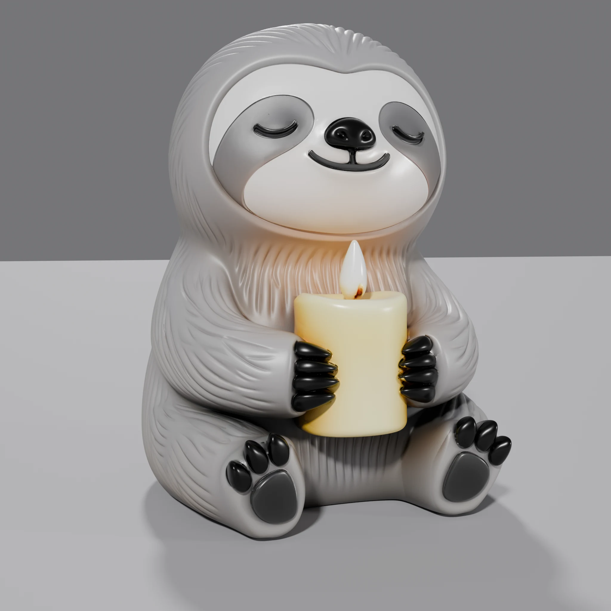 Sloth Candle Holder Figurine