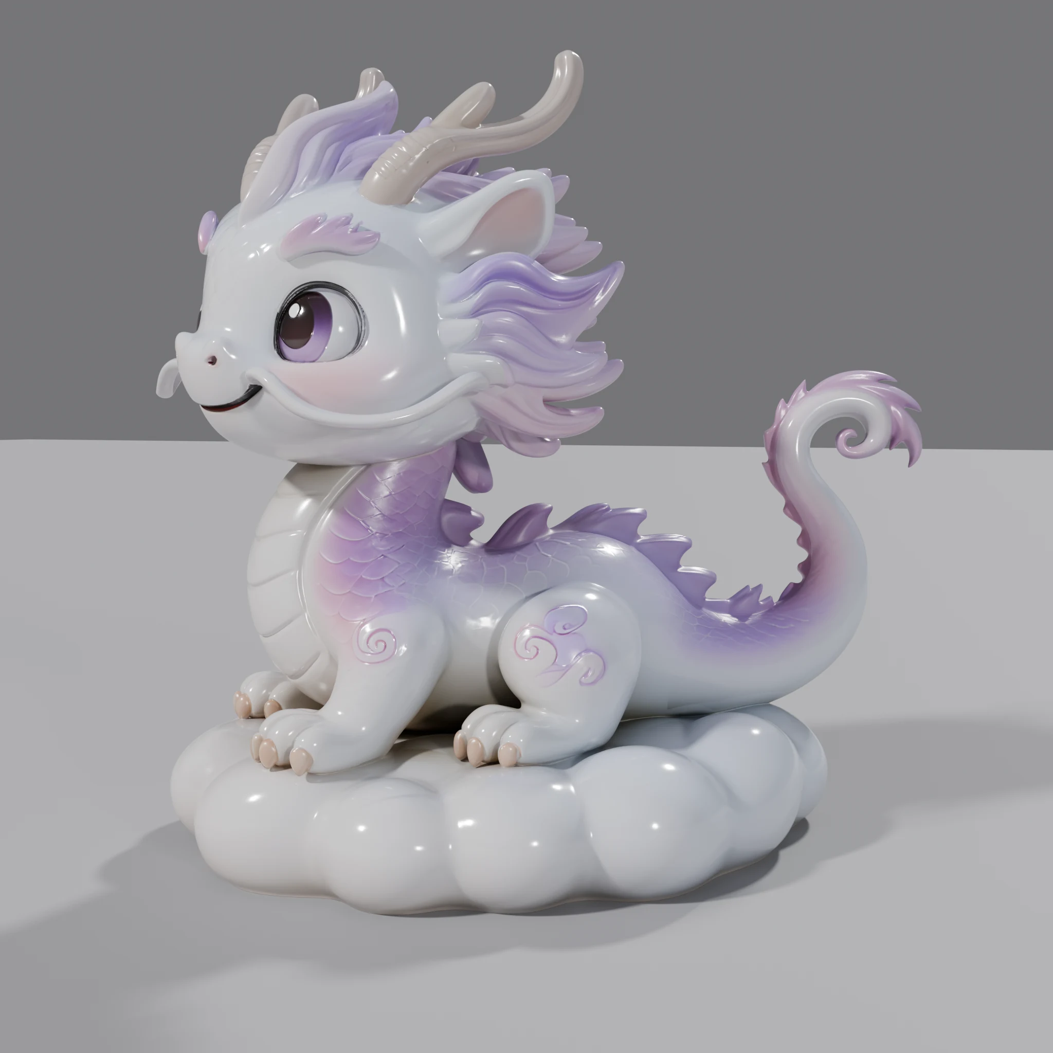 Whimsical Dragon Figurine